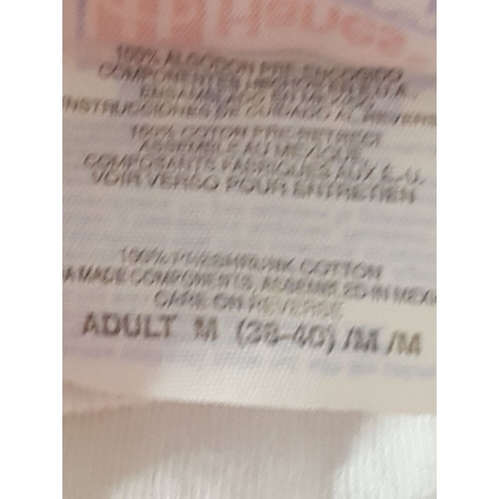 Vintage 90s Mens Short Sleeve T-Shirt M White Flying Fisherman Bass - Picture 6 of 7